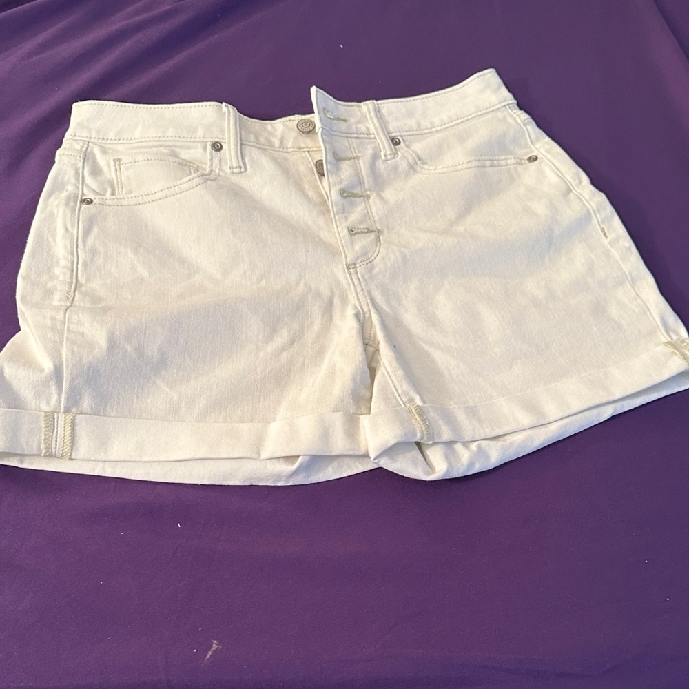 Sonoma Cream Jean Shorts for Women